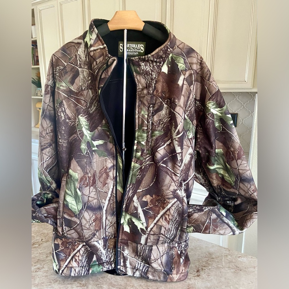 🟡 SPORTSMAN’S WAREHOUSE CAMO JACKET - MENS 3XL - EXCELLENT CONDITION 🟡